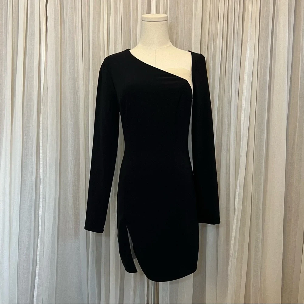 REVOLVE H:ours Black Surrender Mini Dress - Picture 2 of 6